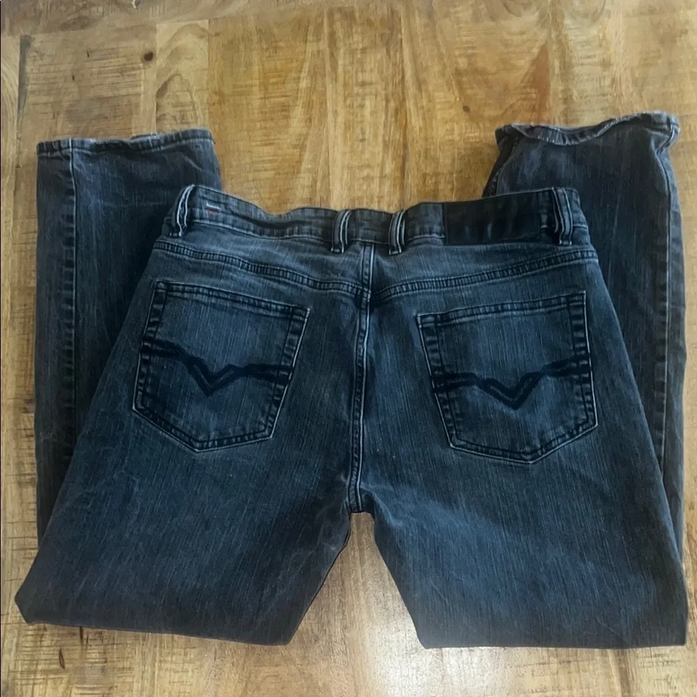 Diesel Black Straight Jeans